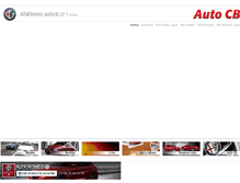 Tablet Screenshot of alfaromeo.autocb.cz